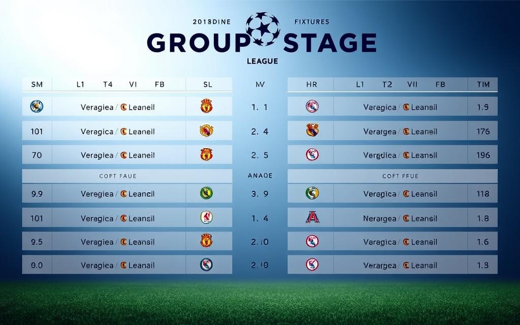 โปรแกรมการแข่งขัน รอบลีก เฟส โปรแกรมการแข่งขัน รอบลีก เฟส